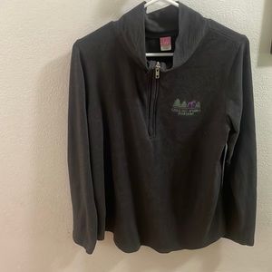 Womens Large Dark Gray Lat Montana Chico Hot Springs Sweater